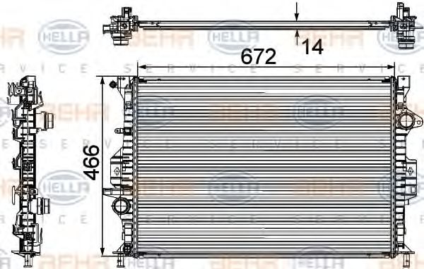 BEHR HELLA SERVICE 8MK 376 745-591