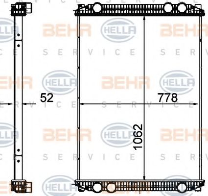 BEHR HELLA SERVICE 8MK 376 761-571