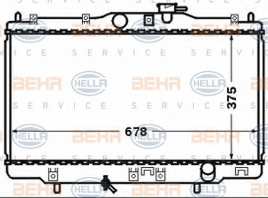 BEHR HELLA SERVICE 8MK 376 768-261