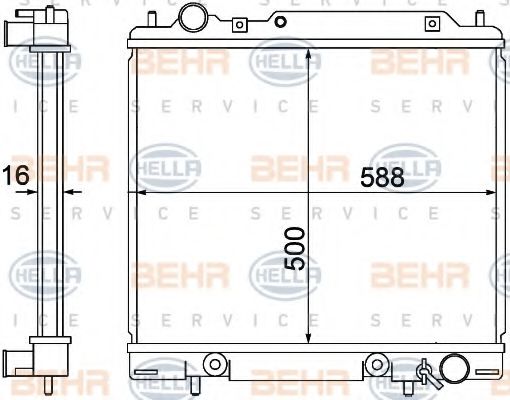 BEHR HELLA SERVICE 8MK 376 770-311