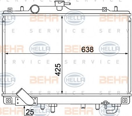 BEHR HELLA SERVICE 8MK 376 770-391