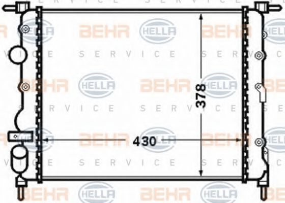 BEHR HELLA SERVICE 8MK 376 771-671