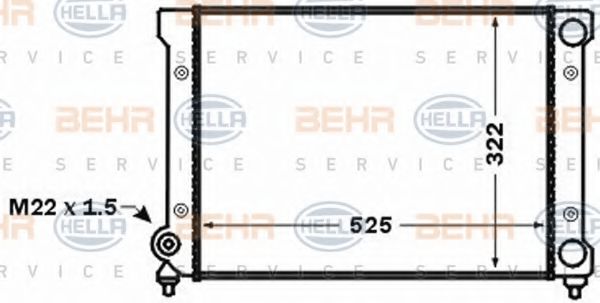 BEHR HELLA SERVICE 8MK 376 773-721