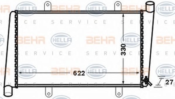 BEHR HELLA SERVICE 8MK 376 774-171