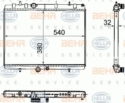 BEHR HELLA SERVICE 8MK 376 781-111