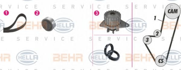 BEHR HELLA SERVICE 8MP 376 800-811