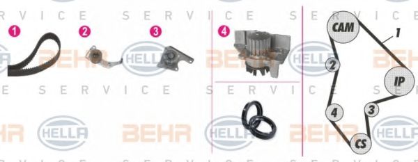 BEHR HELLA SERVICE 8MP 376 804-801