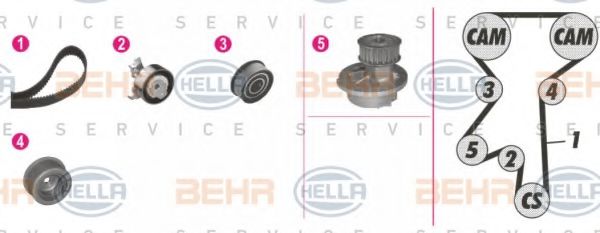 BEHR HELLA SERVICE 8MP 376 809-841