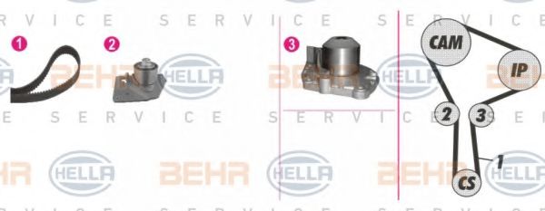 BEHR HELLA SERVICE 8MP 376 810-871