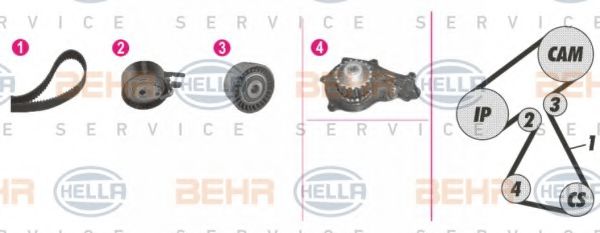 BEHR HELLA SERVICE 8MP 376 811-871