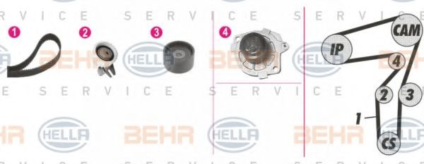 BEHR HELLA SERVICE 8MP 376 812-811