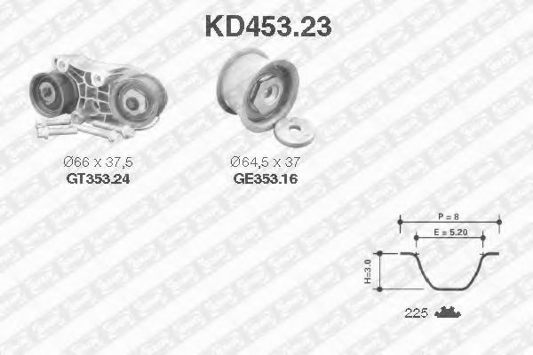 SNR KD453.23