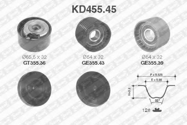 SNR KD455.45