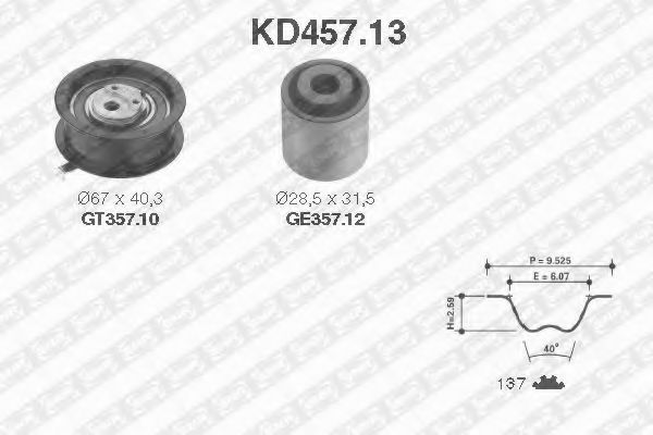 SNR KD457.13