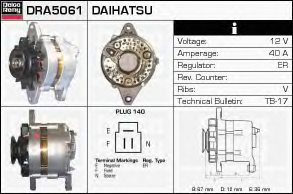 DELCO REMY DRA5061