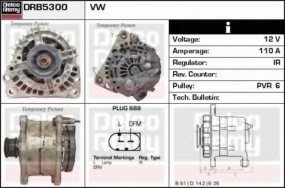 DELCO REMY DRB5300