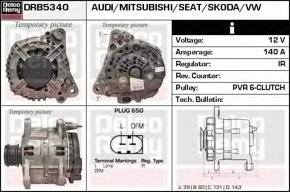 DELCO REMY DRB5340