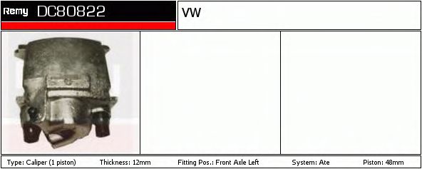 DELCO REMY DC80822