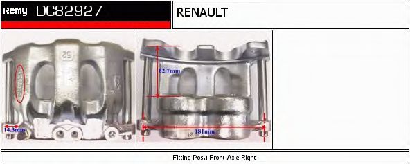 DELCO REMY DC82927