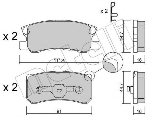 METELLI 22-0400-1