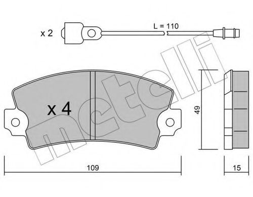 METELLI 22-0005-4