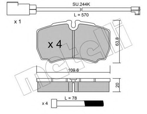 METELLI 22-0604-2K