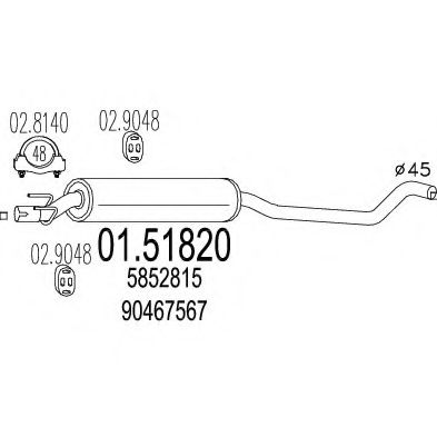 MTS 01.51820