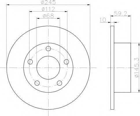 HELLA 8DD 355 100-521