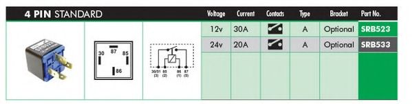 LUCAS ELECTRICAL SRB523