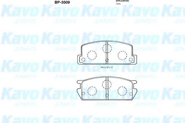 KAVO PARTS BP-3509