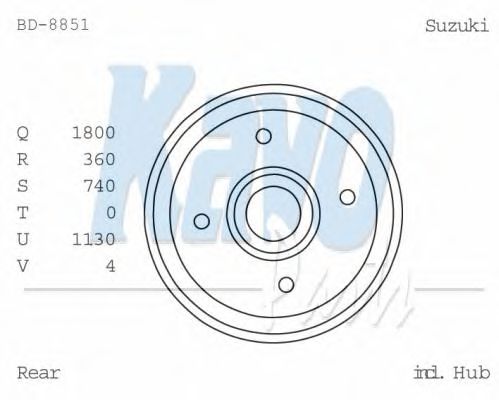 KAVO PARTS BD-8851