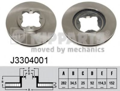 NIPPARTS J3304001