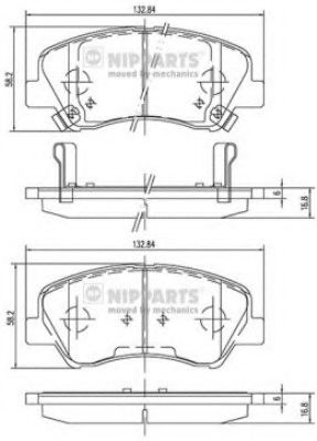 NIPPARTS N3600550