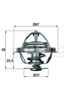 MAHLE ORIGINAL TX 20 80D