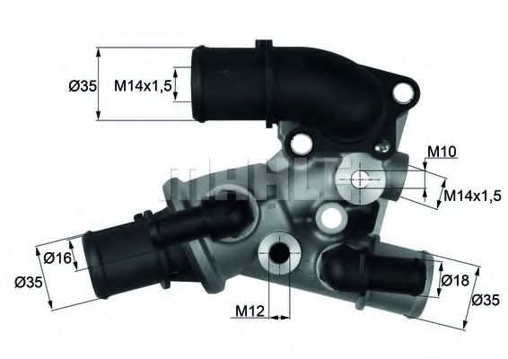 MAHLE ORIGINAL TI 111 80D