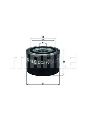 MAHLE ORIGINAL OC 570