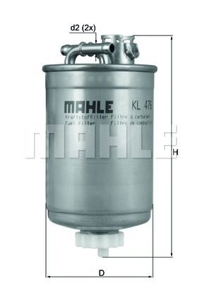 MAHLE ORIGINAL KL 476D