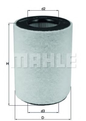 MAHLE ORIGINAL LX 1792