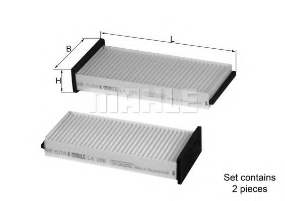 MAHLE ORIGINAL LA 366/S