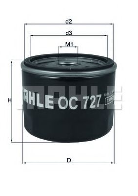 MAHLE ORIGINAL OC 727