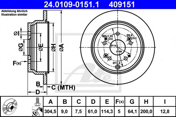 ATE 24.0109-0151.1