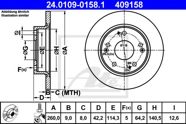 ATE 24.0109-0158.1