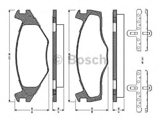 BOSCH 0 986 TB2 091