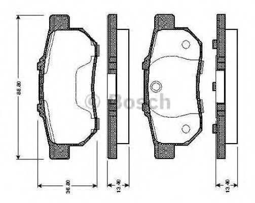 BOSCH 0 986 TB2 121