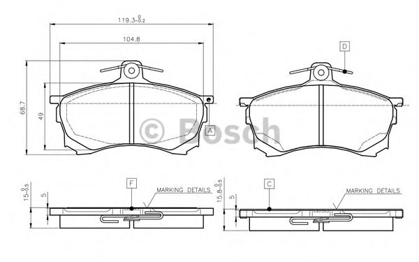 BOSCH 0 986 TB2 278