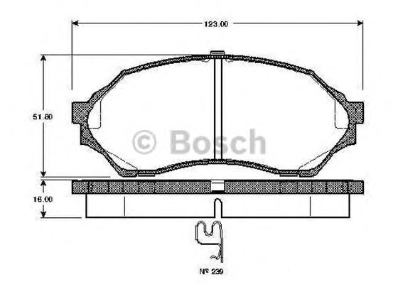 BOSCH 0 986 TB2 343