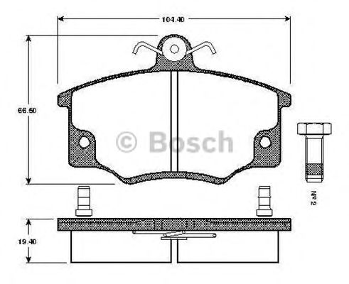 BOSCH 0 986 TB2 525