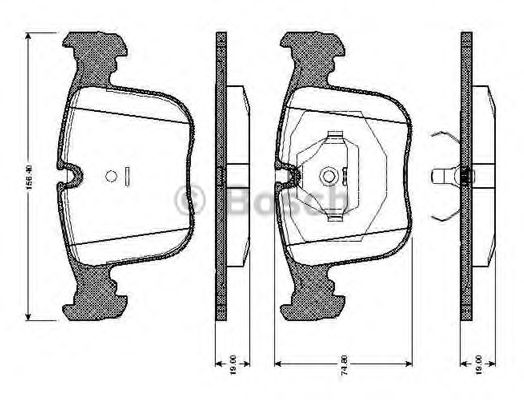 BOSCH 0 986 TB2 664