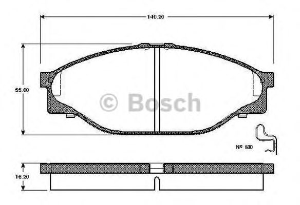 BOSCH 0 986 TB2 684