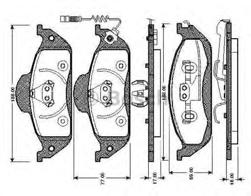 BOSCH 0 986 TB2 781